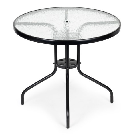 KOMPLET MEBLI OGRODOWYCH STOLIK 4 KRZESŁA PARASOL MULTIGARDEN