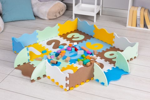 MATA PIANKOWA EDUKACYJNA KOJEC PUZZLE PODKŁAD DLA DZIECI