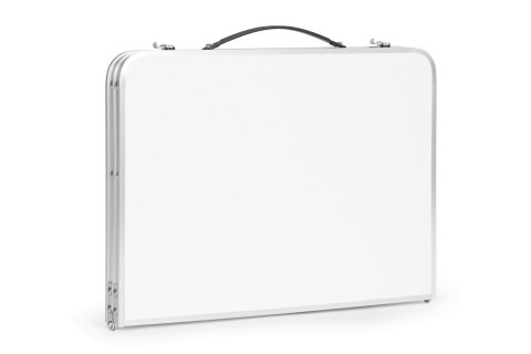 STOLIK TURYSTYCZNY MAŁY STÓŁ PIKNIKOWY SKŁADANY 60X40 CM BIAŁY MULTIGARDEN