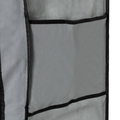 SZAFA TEKSTYLNA MATERIAŁOWA GARDEROBA Z PÓŁKAMI NA UBRANIA I BUTY MODERNHOME