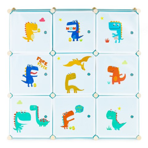 SZAFKA REGAŁ DLA DZIECI MODUŁOWA 9 PÓŁEK DZIECIĘCA