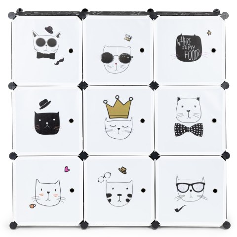 SZAFKA REGAŁ DLA DZIECI MODUŁOWA 9 PÓŁEK DZIECIĘCA