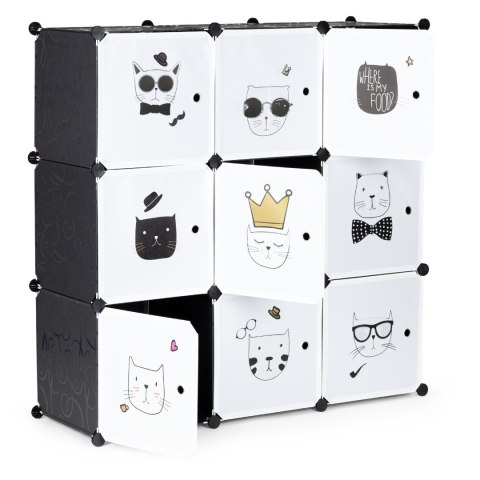 SZAFKA REGAŁ DLA DZIECI MODUŁOWA 9 PÓŁEK DZIECIĘCA