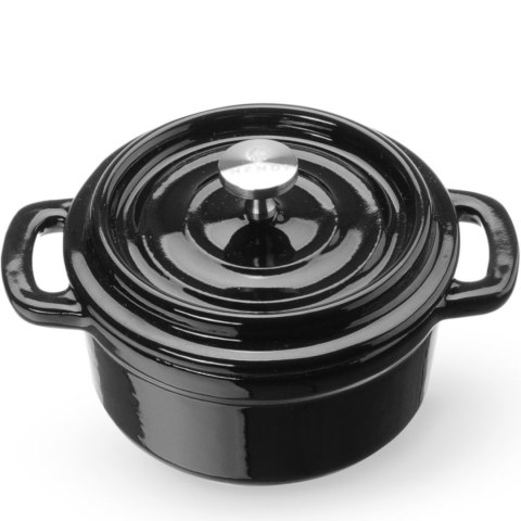 Garnek żeliwny emaliowany owalny 0.27 l 130x100x48 mm