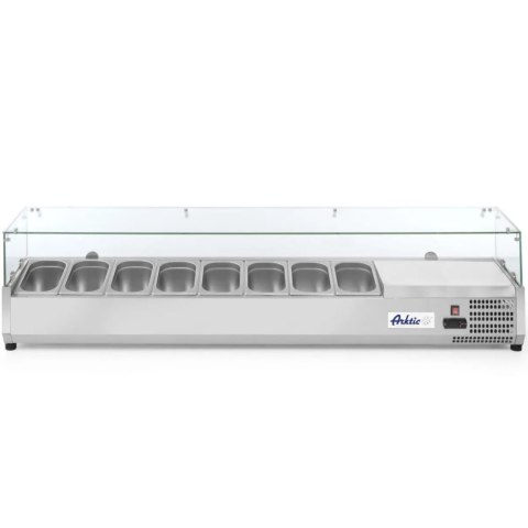 Nadstawa chłodnicza przeszklona z witryną 8 x GN 1/4 - Hendi 232927