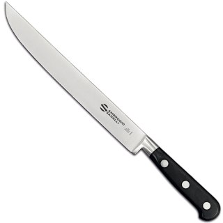 Nóż do chleba z prostym ostrzem kuty CHEF 230/340 mm
