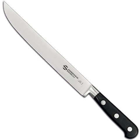 Nóż do chleba z prostym ostrzem kuty CHEF 230/340 mm
