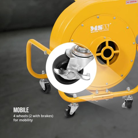 Odciąg pochłaniacz do pyłu trocin wiórów 56 l 850 m3/h