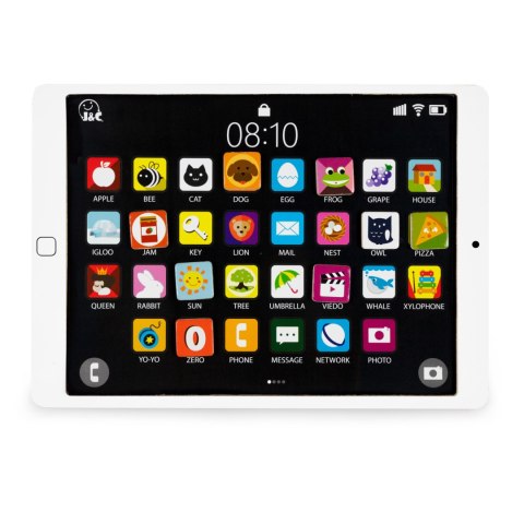 DREWNIANY TABLET EDUKACYJNY TABLICA MAGNETYCZNA KREDOWA ECOTOYS