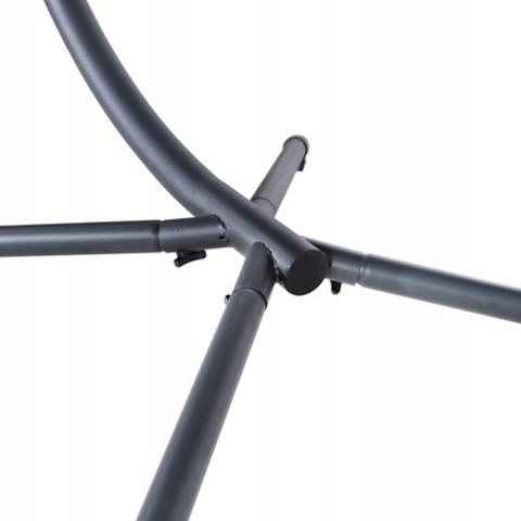 LEŻANKA HUŚTAWKA OGRODOWA HAMAK FOTEL WISZĄCY KOSZ SZARA MULTIGARDEN