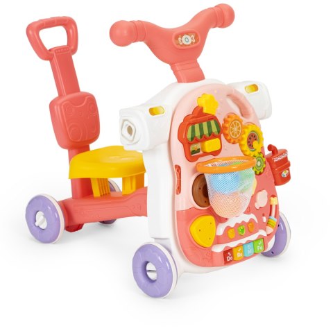 PCHACZ JEŹDZIK HULAJNOGA STOLIK INTERAKTYWNY EDUKACYJNY 4W1 DLA DZIECI