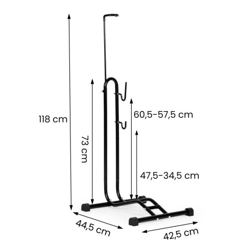 STOJAK ROWEROWY 3W1 UCHWYT NA ROWER SERWISOWY CZARNY MODERNHOME