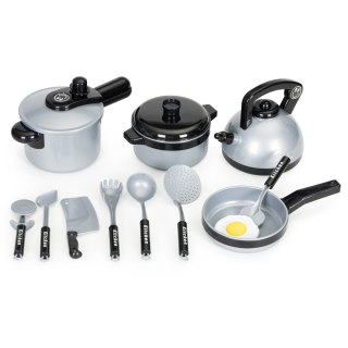 ZESTAW KUCHENNY GARNKÓW Z ACESORIAMI DLA DZIECI 14 ELEMENTÓW