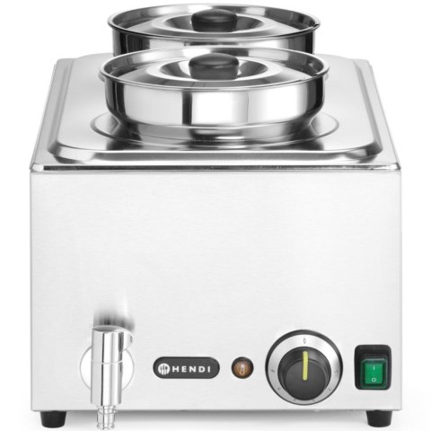 Bemar elektryczny podgrzewacz stacja do zupy z pojemnikami 2 x 4 l 1000 W