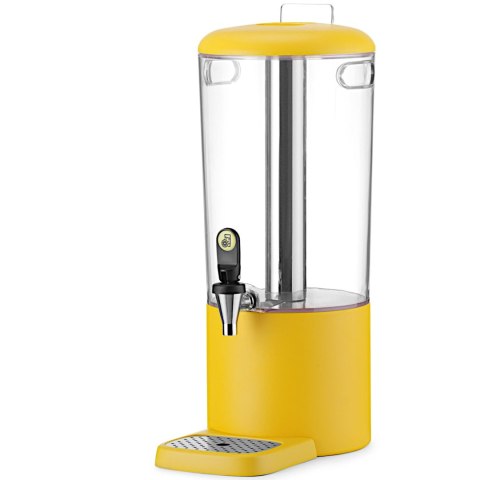 Dyspenser dozownik chłodzący do soków napojów UNIQ 8 l - żółty