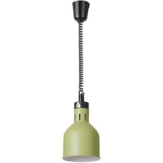 Lampa do podgrzewania potraw wisząca cylindryczna śr. 175 mm 250 W - zielona