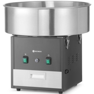 Maszyna urządzenie do waty cukrowej bez pokrywy 52 cm 1130 W - czarna
