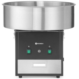 Maszyna urządzenie do waty cukrowej bez pokrywy 52 cm 1130 W - czarna