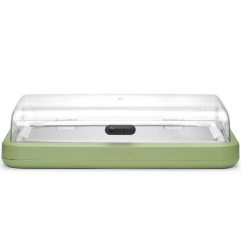 Witrynka ekspozycyjna z wkładem chłodzącym UNIQ GN 1/1 - zielona