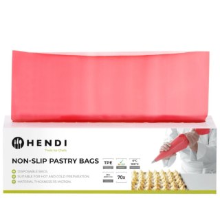 Worki foliowe cukiernicze do szprycowania ozdabiania 520 x 280 mm - rolka 70 szt.