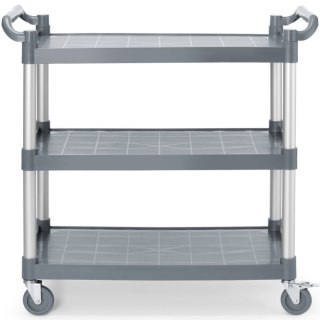 Wózek kelnerski serwisowy do 150 kg 3-półki 842x486 mm