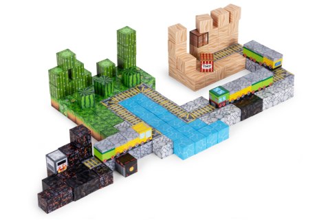 Klocki magnetyczne konstrukcyjne dla dzieci zestaw 169 elementów