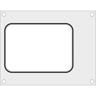 Matryca forma do zgrzewarki Hendi na tackę bez podziału 187x137 mm - Hendi 805664