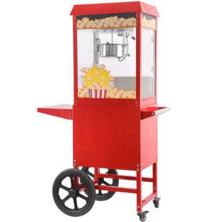 Mobilna maszyna urządzenie do popcornu z wózkiem na kółkach 1155 W