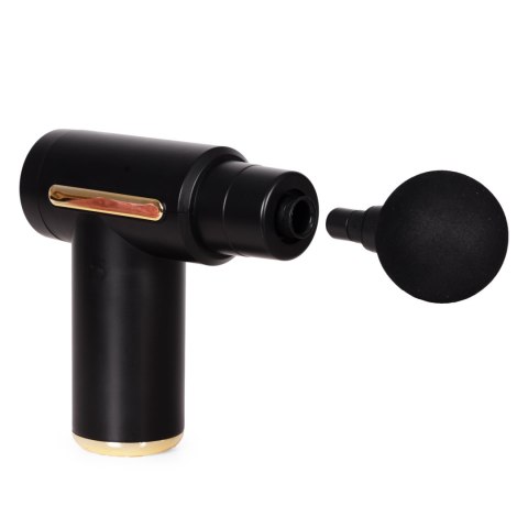 Pistolet do masażu masażer ręczny wibracyjny zestaw 4 końcówek ModernHome
