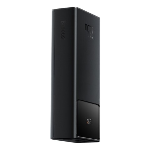 Powerbank 30000mAh 22.5W z kablem USB-A - USB-C 3A 30cm - czarny