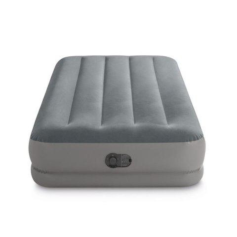 Materac dmuchany jednoosobowy 191x99x30 cm z wbudowaną pompką elektryczną INTEX 64112