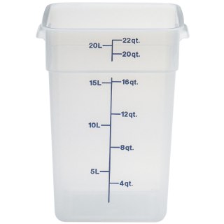 Pojemnik spożywczy CamSquare 20.8 l 256x310x400 mm - transparentny