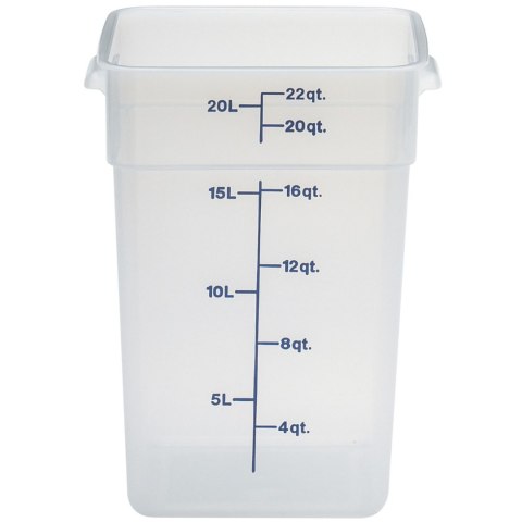 Pojemnik spożywczy CamSquare 20.8 l 256x310x400 mm - transparentny