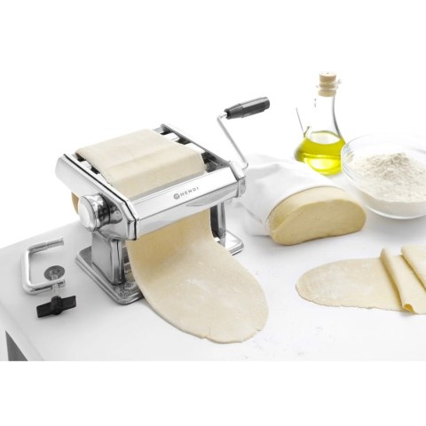 Ręczna maszynka urządzenie do makaronu tagliatelle fettuccine do 140mm Hendi 224830