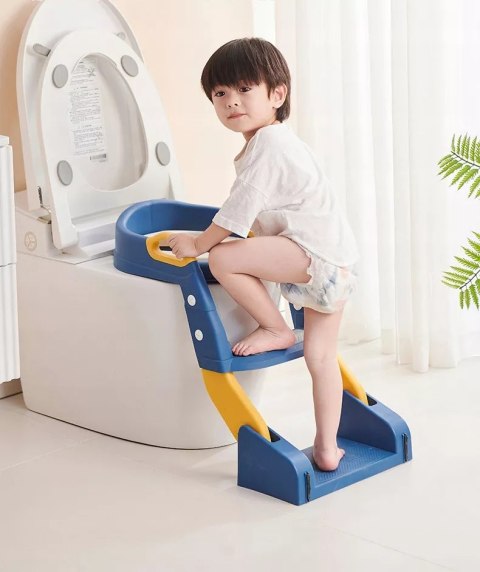 NAKŁADKA SEDES DRABINA SIEDZISKO ANTYPOŚLIZGOWA NOCNIK 2w1 JT-120 NIEBIESKI