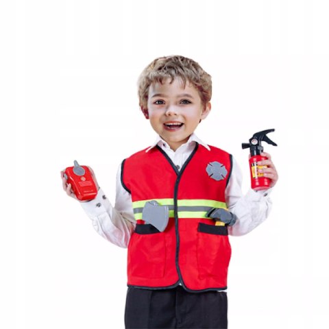 Plecak z narzędziami kamizelka krótkofalówka strażak gaśnica KN645