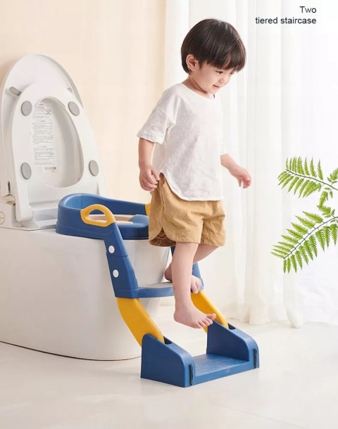 Składana nakładka 2w1 z nocnikiem przenośna antypoślizgowa bezpieczna