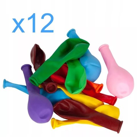 Wyrzutnia balonowa samochód żabka + pompka zestaw aerodynamiczny 12 balonów