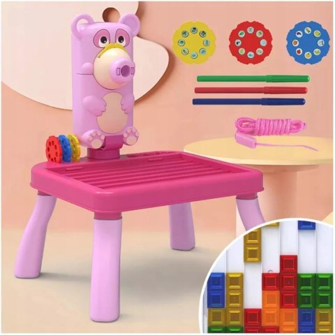 Zestaw 3 projektorów dla dziewczynki zabawka kreatywna do rysowania