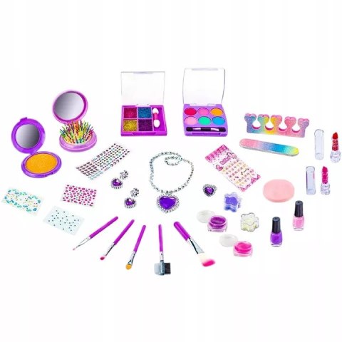 Zestaw do makijażu dla dzieci kuferek jednorożec make up biżuteria