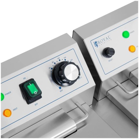 Frytownica podwójna dwukomorowa 2 x 11 l 6000 W
