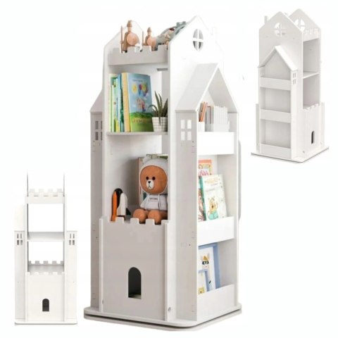 Obrotowy Regał Zamek 360° | Bajkowy Mebel do Pokoju Dziecka
