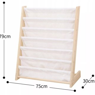 Regał na książki dla dzieci Stojak Półka Szafka Organizer Biblioteczka