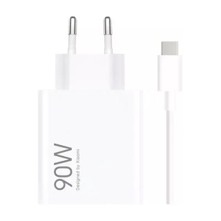Ładowarka sieciowa Xiaomi HyperCharge Combo USB-A 6.1A 90W z kablem USB-C - biała
