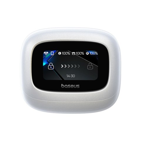 Słuchawki bezprzewodowe z ekranem Bowie M2s Ultra TWS - białe