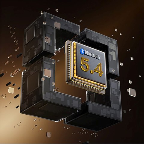 Słuchawki bezprzewodowe z ekranem Bowie M2s Ultra TWS - czarne