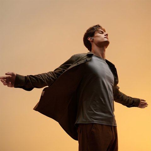 Słuchawki bezprzewodowe z ekranem Bowie M2s Ultra TWS - czarne