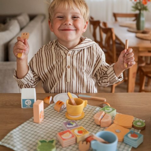 TOOKY TOY Zestaw Piknikowy Owoce do Krojenia Zestaw Śniadaniowy