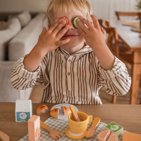 TOOKY TOY Zestaw Piknikowy Owoce do Krojenia Zestaw Śniadaniowy