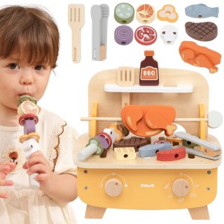 VIGA Drewniany Zestaw do Grillowania BBQ Grill